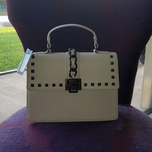 White crossbody handbag